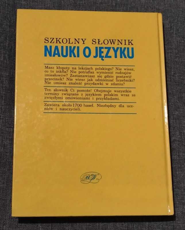 Szkolny słownik nauki o języku - Jan Malczewski