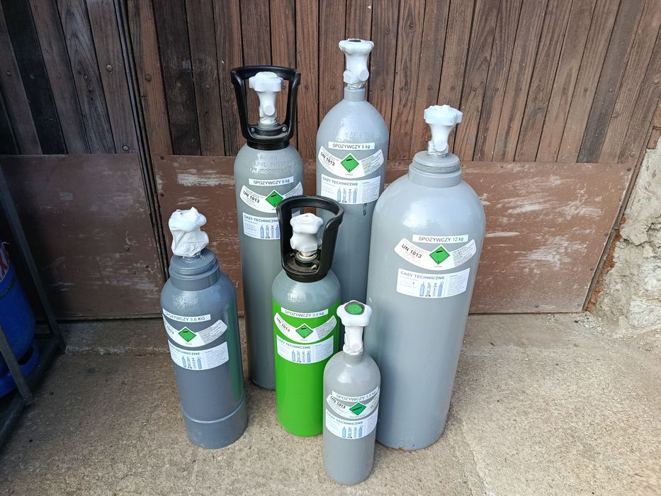 Dwutlenek węgla spożywczy CO2  5 kg do piwa, Sodastream, spawania