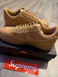 Nowe\Autentyzm*airDamskieNikeForce1Supreme Brązowy UnisexTrampki 42.5
