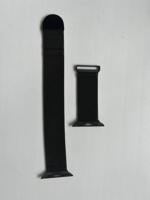 Металевий ремінець Milanese Loop для Apple Watch, чорний