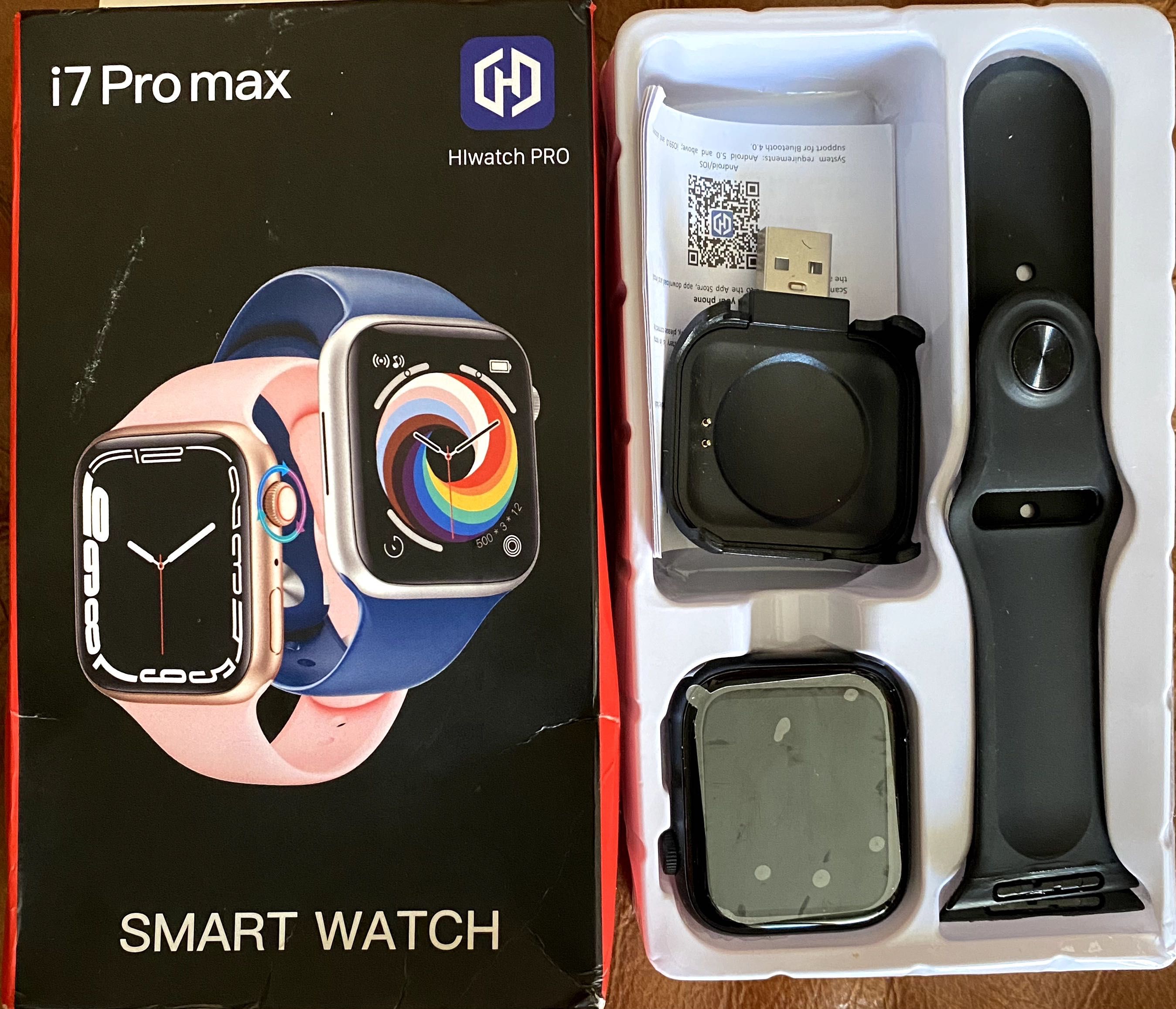 Relógio Inteligente Smartwatch i7 Pro Max (novo em caixa selada)