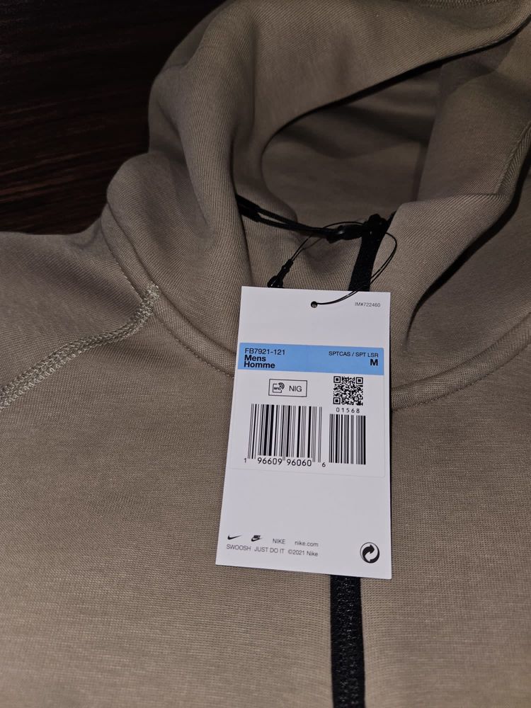 Bluza rozpinana zip Nike Tech Fleece Summit White rozm. M