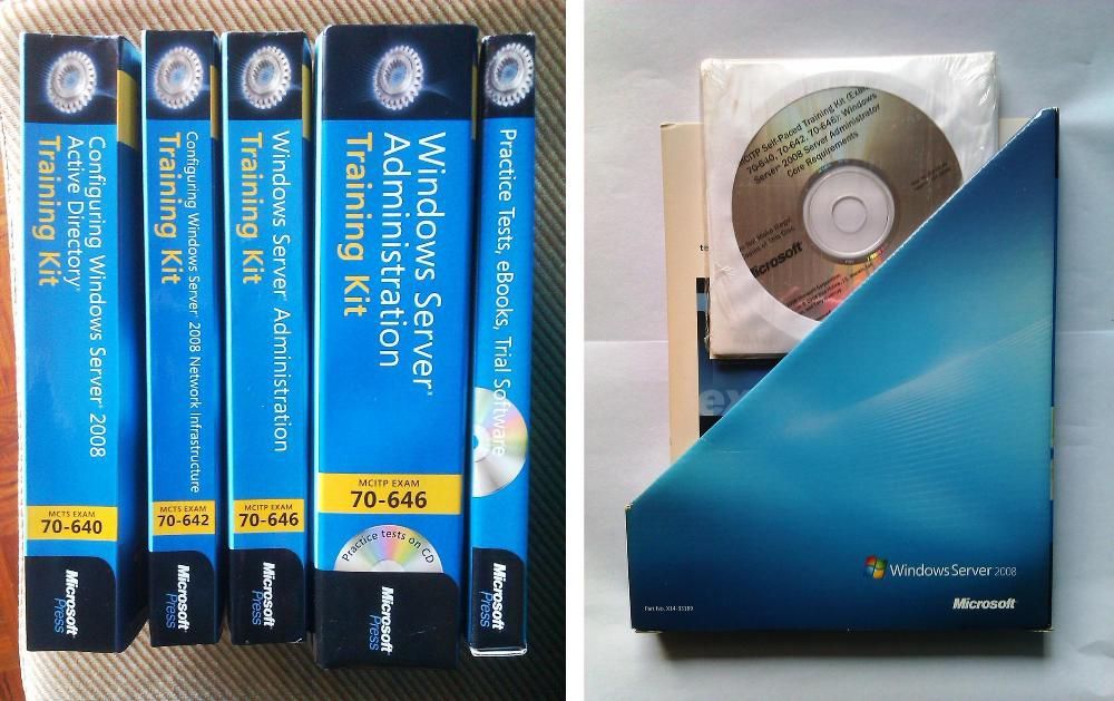 Manuais Microsoft Training Kit Windows Server 2008 *** Promoção ***