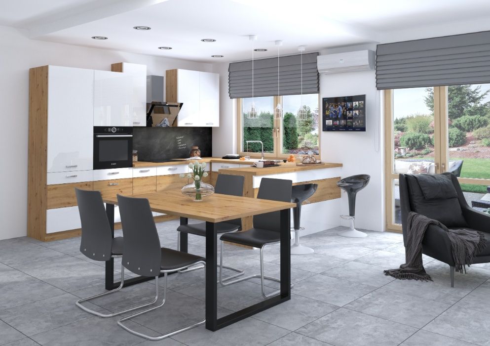 Stół industrialny jadalni kuchni 138x67 185x67 138x90 185x90 LOFT NOWY