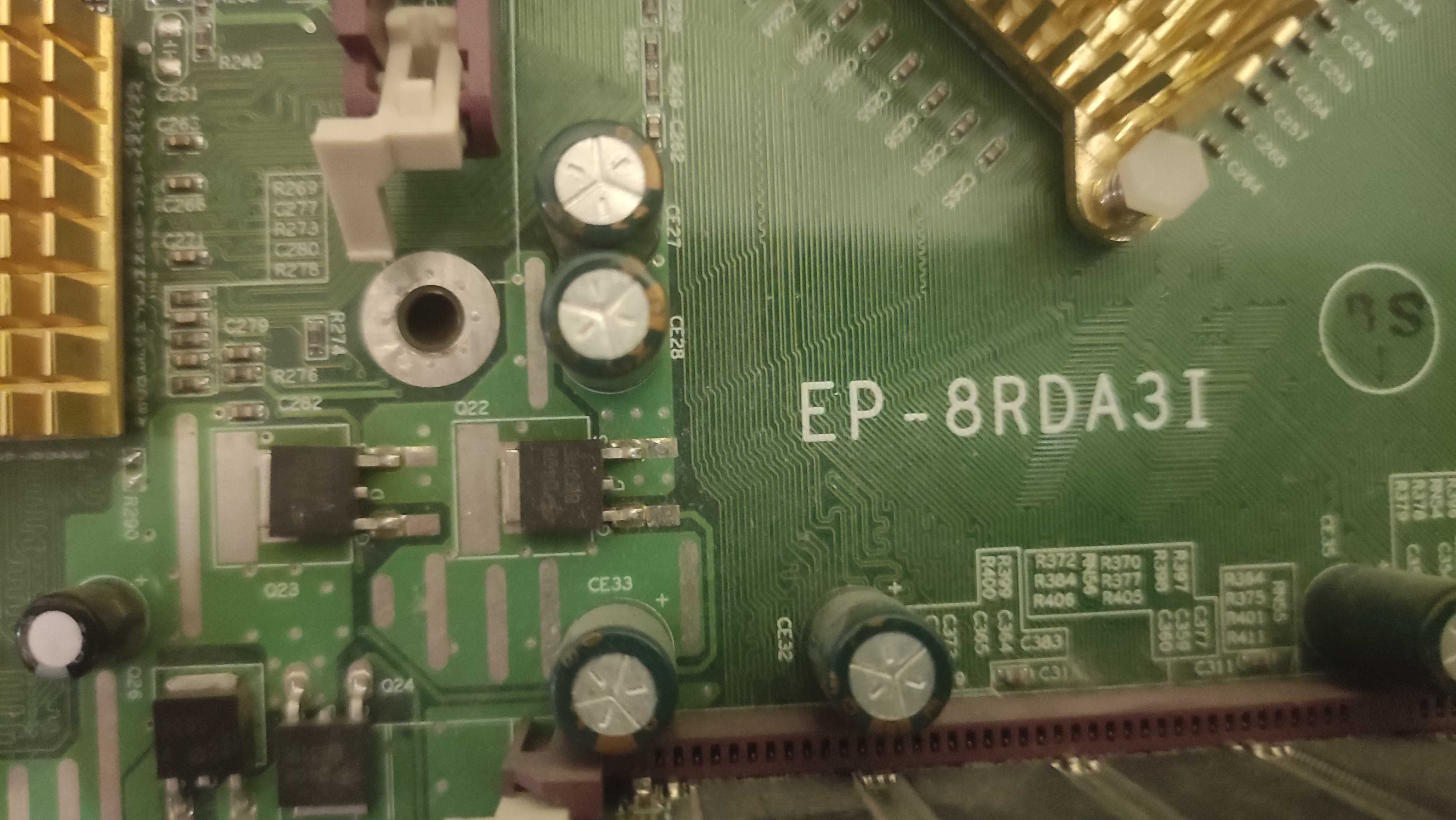 Материнская плата + процессор (EP-8RDA3I) AMD Atlon