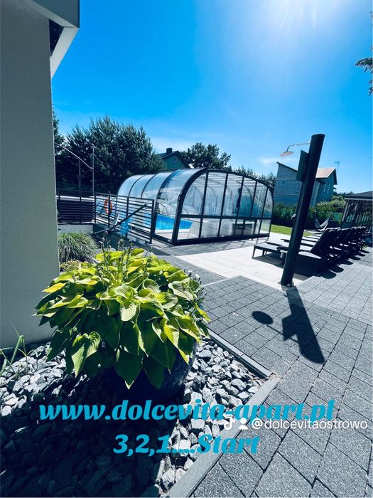 -Basen zadaszony, jacuzzi, sauna!klimatyzacja,aneksy kuchenne.