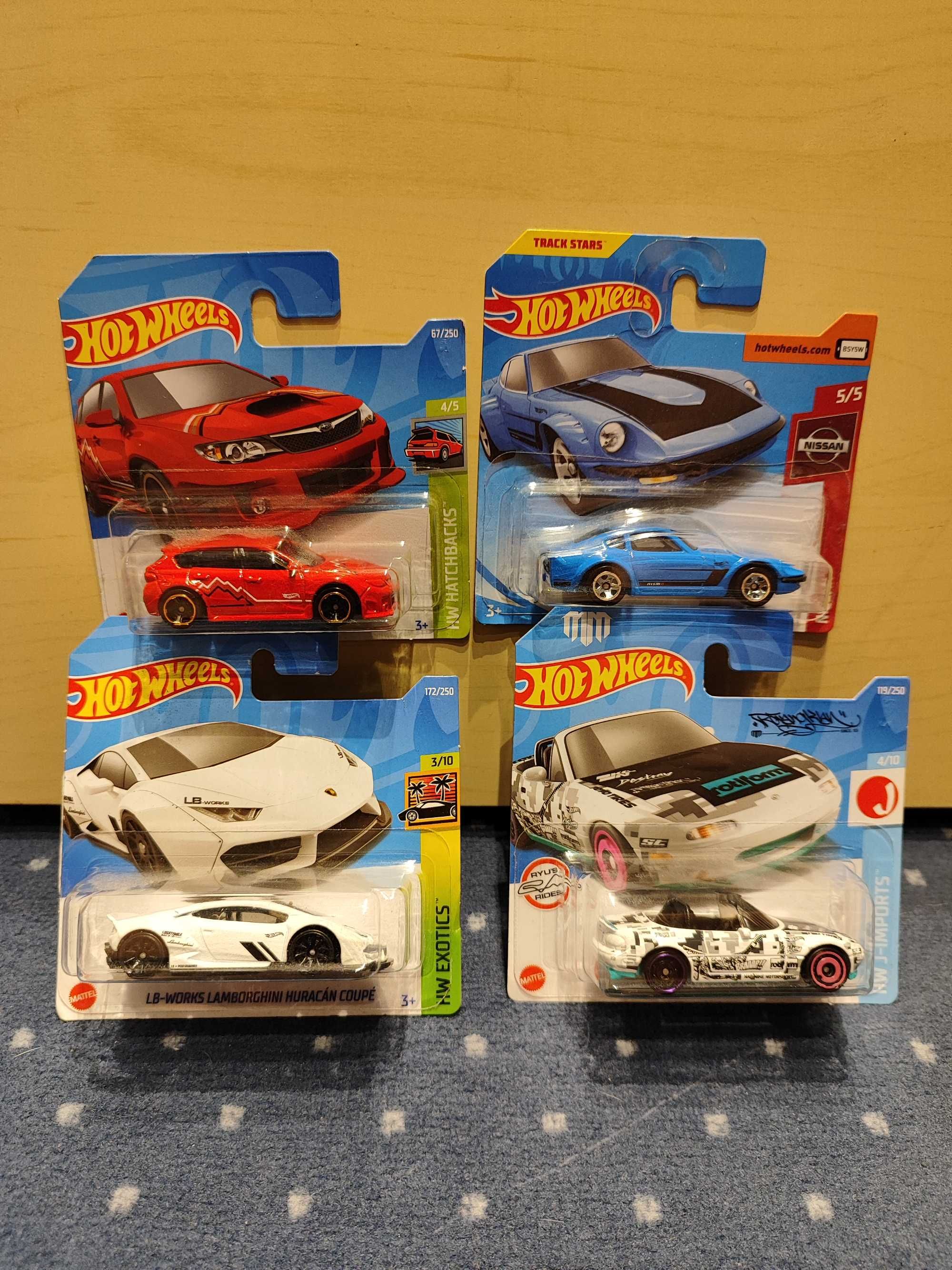 Samochodziki Hot Wheels - 4 sztuki - zestaw 26