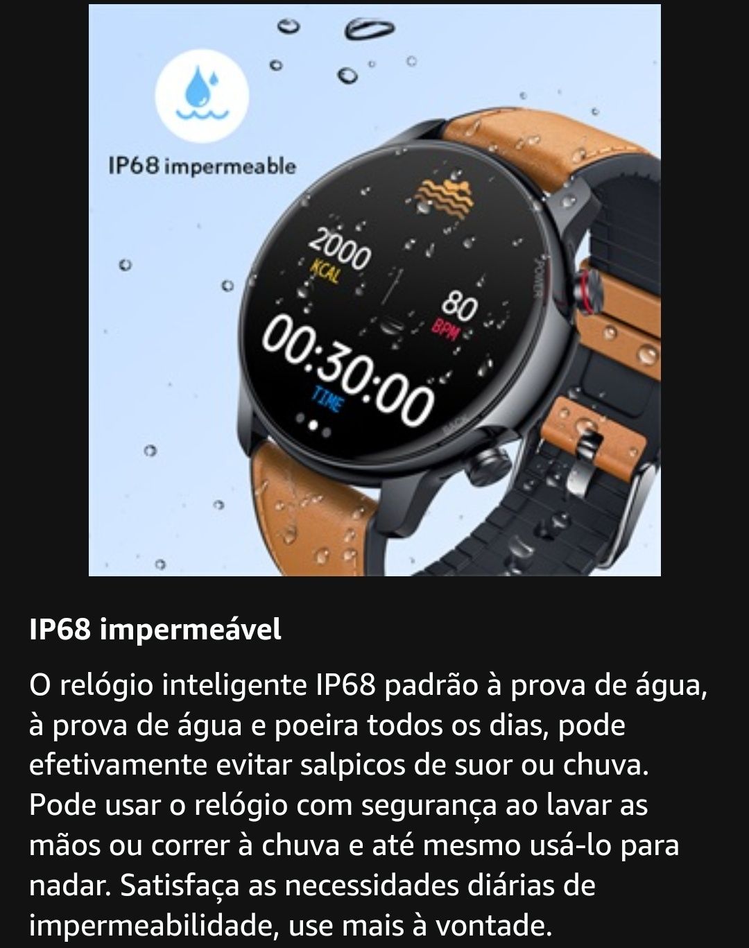 Smartwatch para homem (NOVO)