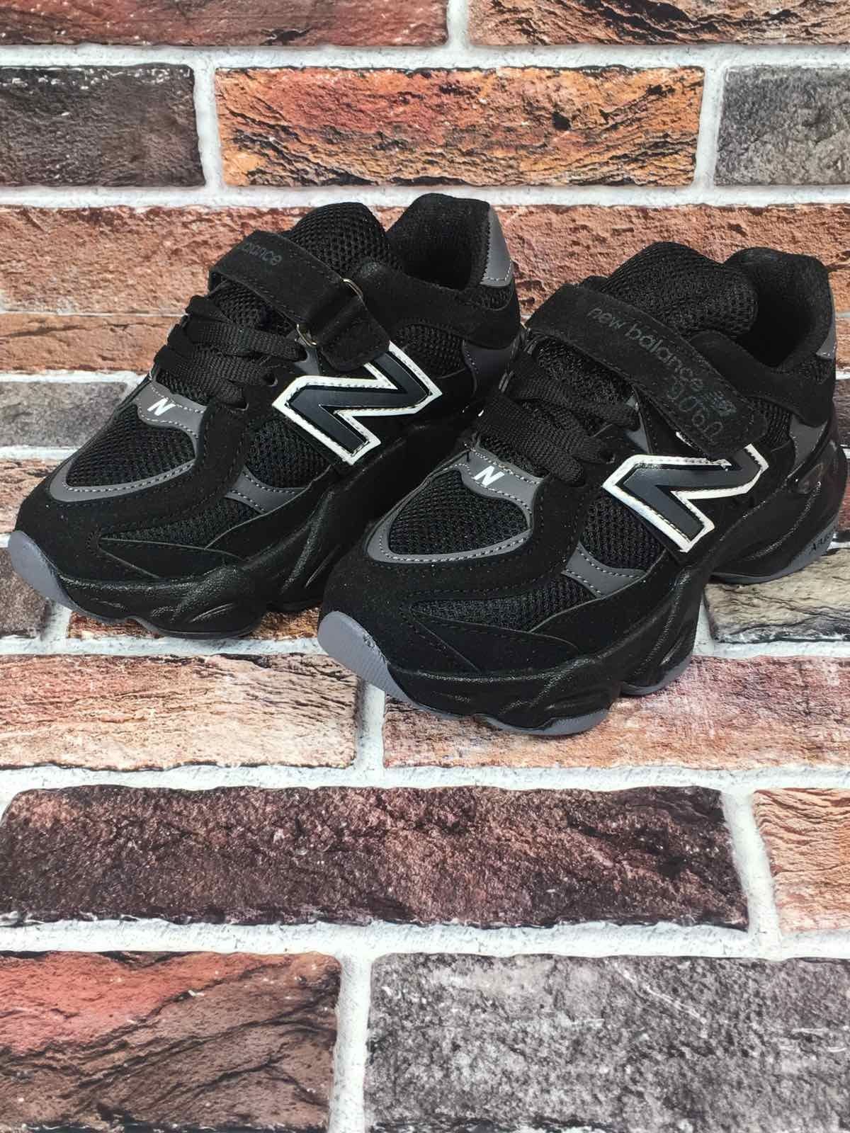 NEW BALANCE 90/60 кроссовки детские подростковые чёрные