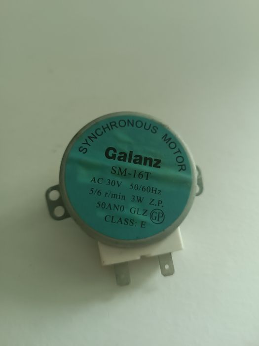 Motor de prato microondas