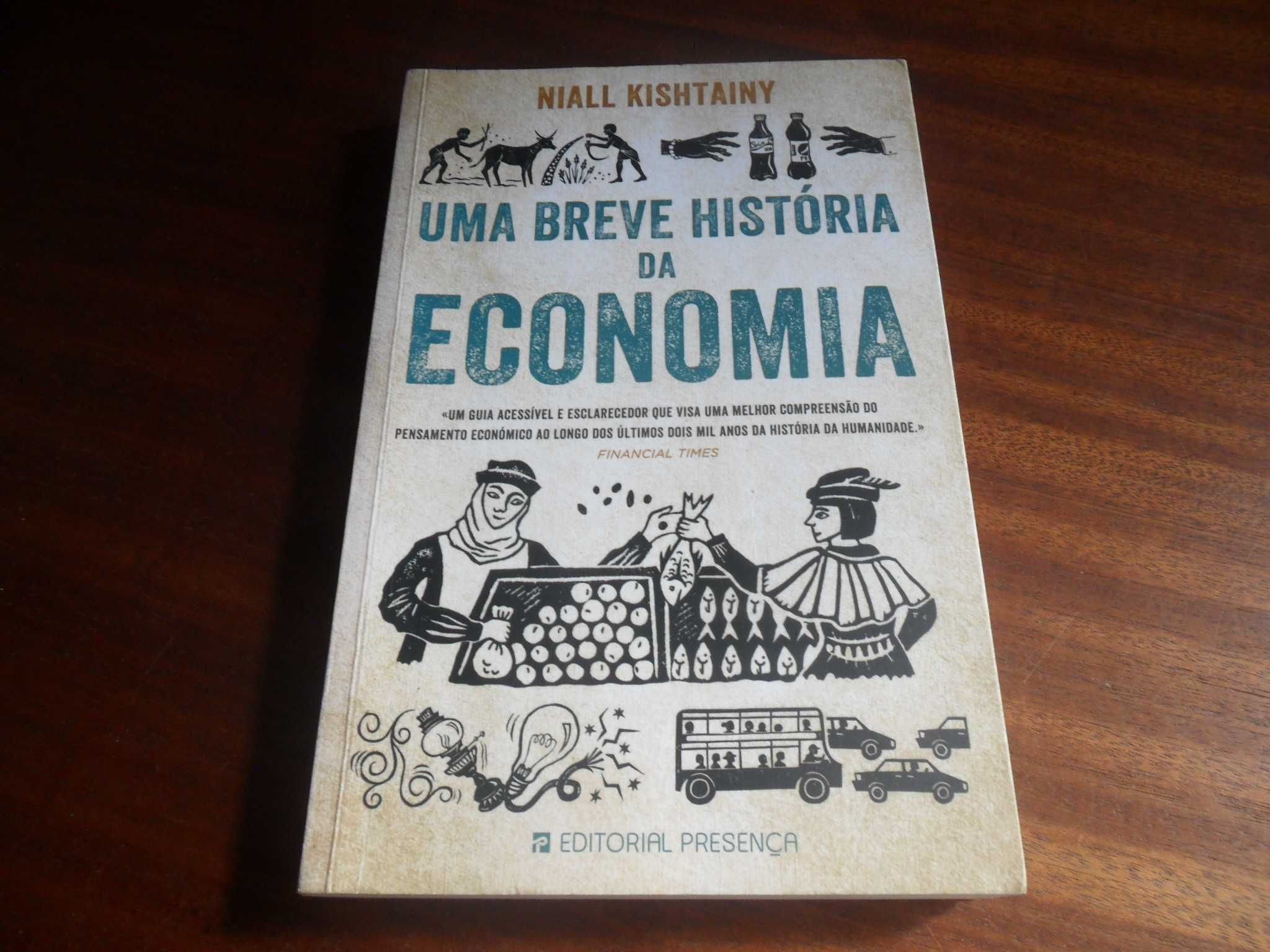 "Uma Breve História da Economia" de Niall Kishtainy - 1ª Edição 2018