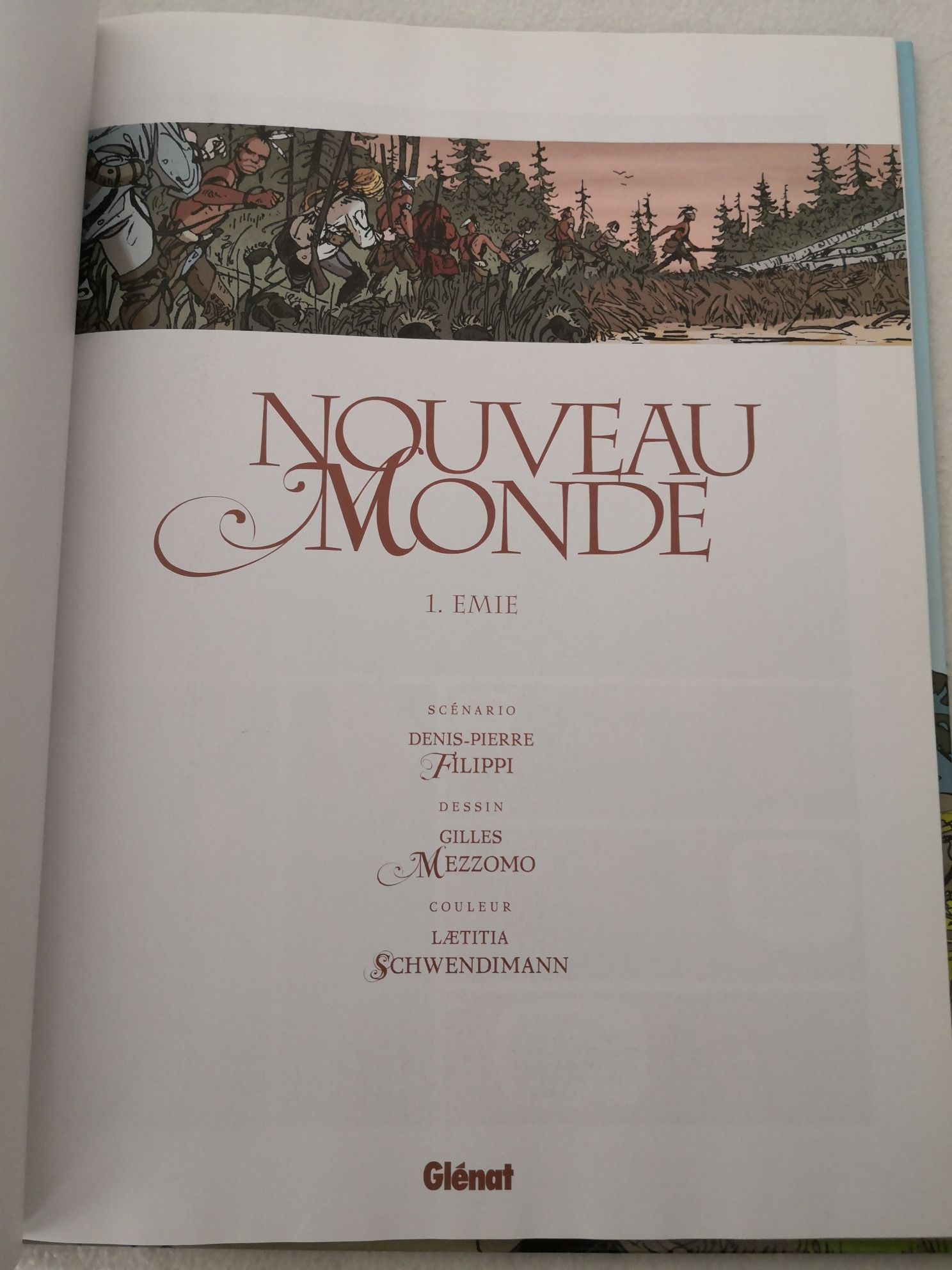 Livro BD em francês - Le Nouveau Monde 1