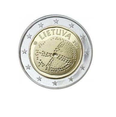 Lituânia e Irlanda moedas comemorativas de 2 euro UNC