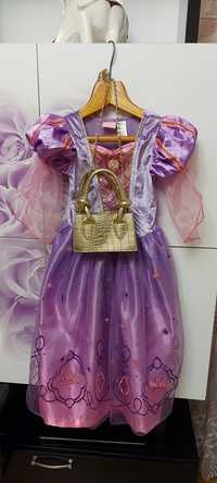 Карнавальный костюм Рапунцель принцессы Дисней на 5-6 лет