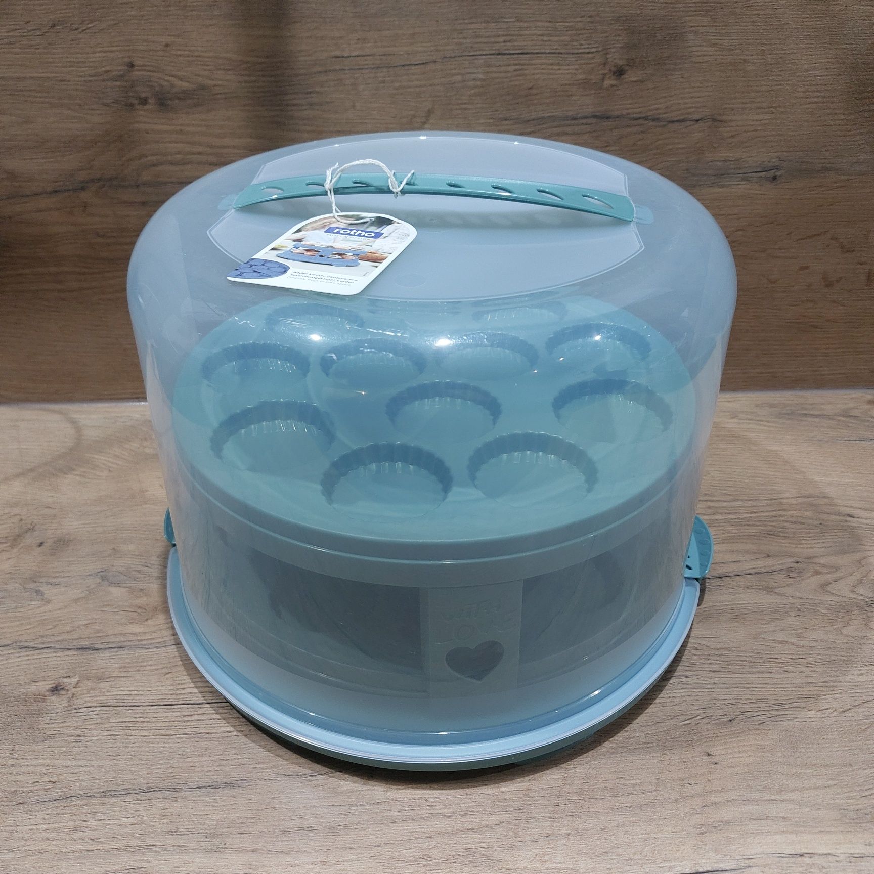 Pojemnik do tort ciasto babeczki XL 26 cm FRESH
