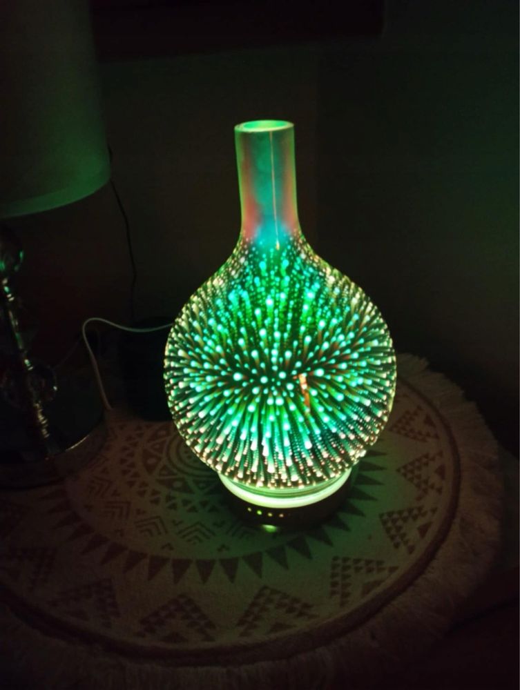 Nawilżacz Powietrza Z Lampką LED Na Prezent Dyfuzor Zapachowy Aroma