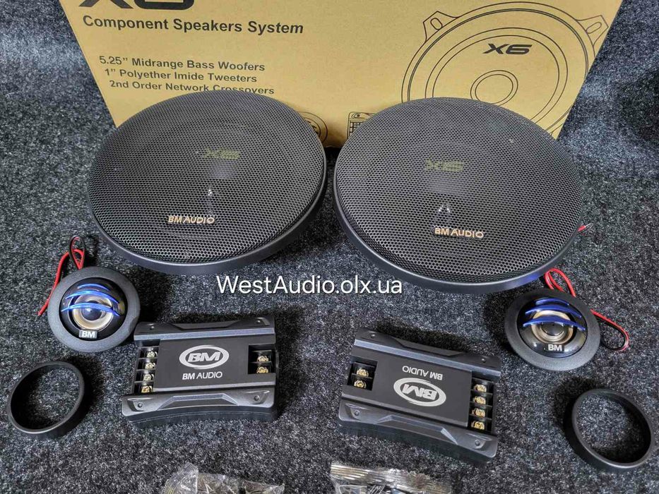 13см. Boschmann F-528-X6/компонентні динаміки/колонки