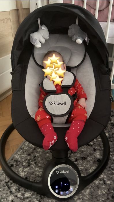 Kidwell bujaczek elektryczny 2w1 leżaczek huśtawka reve