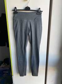 Nike legginsy xs/34 szare siatki super stan dri-fit damskie