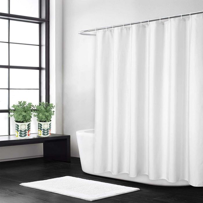 Nowa zasłona prysznicowa / kotara / zmywalna / biała / 180x200cm !8985