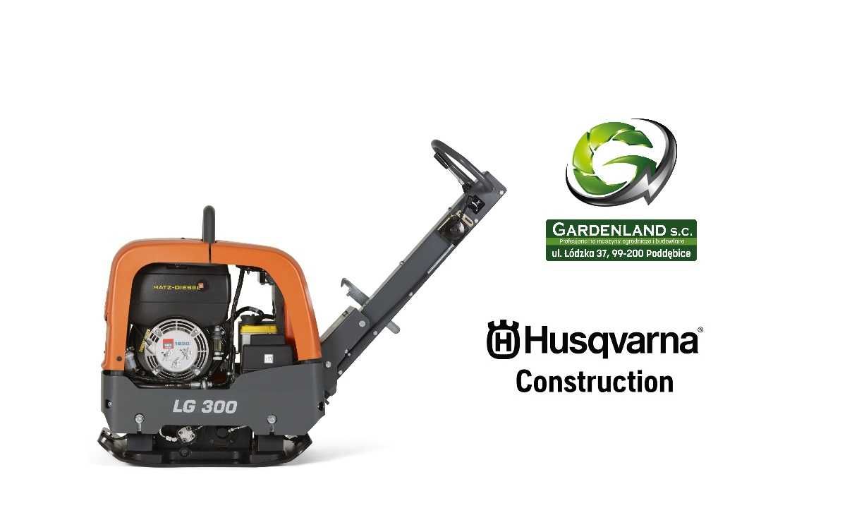 Nowa zagęszczarka Husqvarna LG 300 diesel 50 cm. Zagęszczanie gruntu