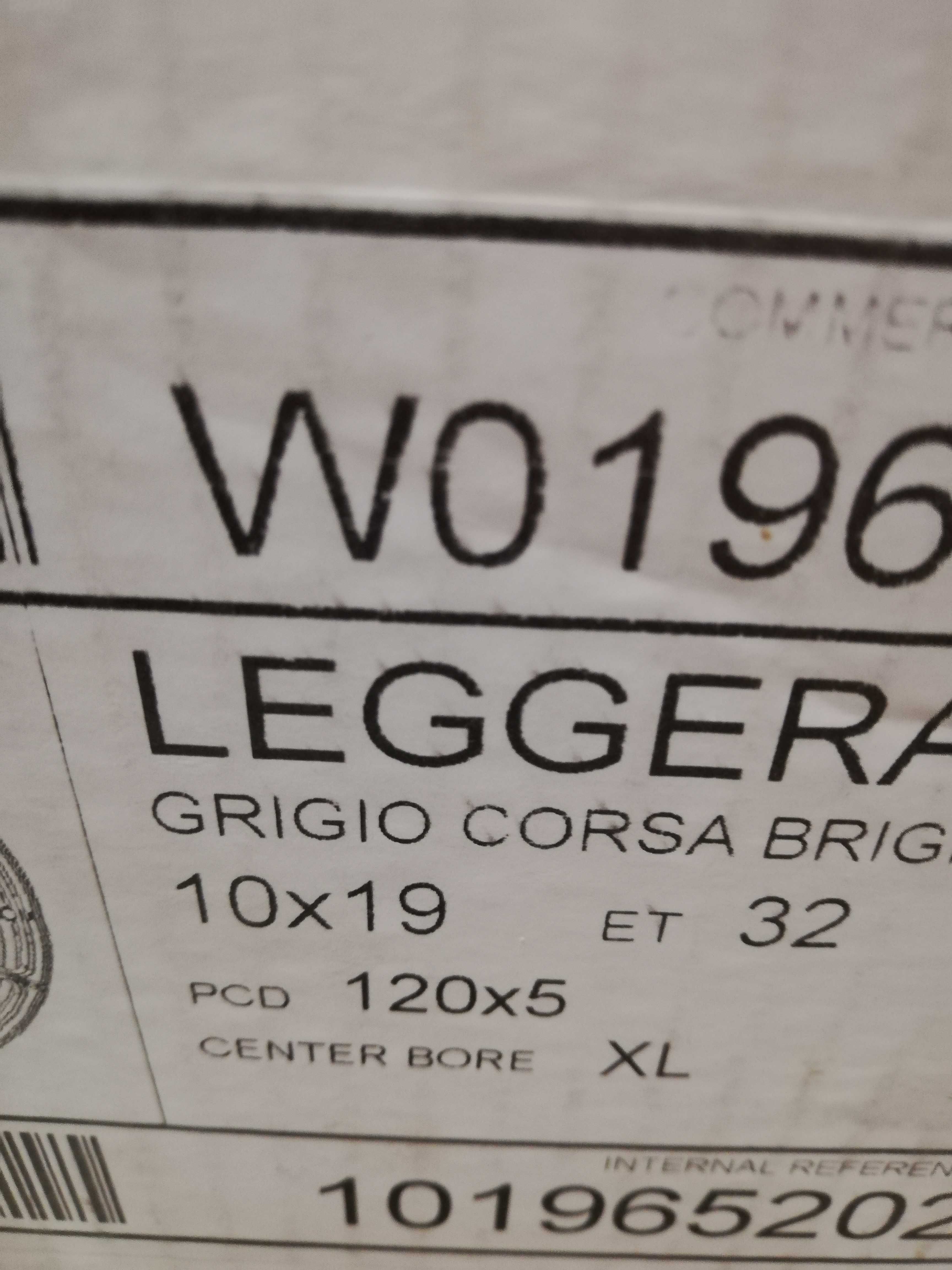 Felga OZ 10J, 19" 5x120 LEGGERA HLT ET32