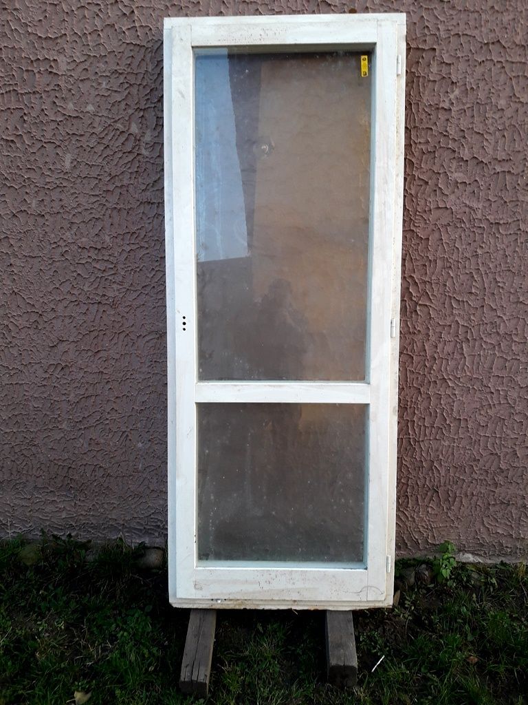 Drzwi balkonowe okno drewniane Stolbud Wrocław nowe