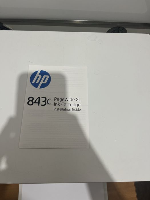 Струменевий картридж HP 843C PageWide XL блакитного (Cyan) кольору.