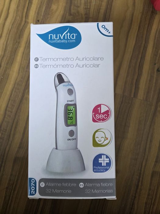 Termómetro auricolar 32 memórias