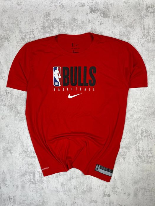Червона чоловіча футболка Nike NBA Bulls Dri-FIT для баскетболу