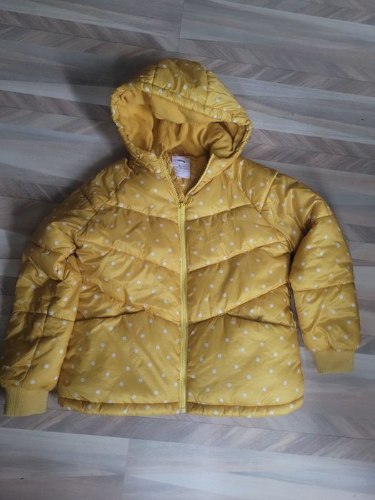 Kurtka zimowa,ocieplana dla dziewczynki,140 cm