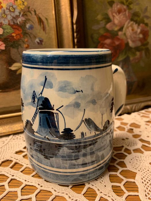 мельница фарфоровая Кломп башмак Делфт Голландия