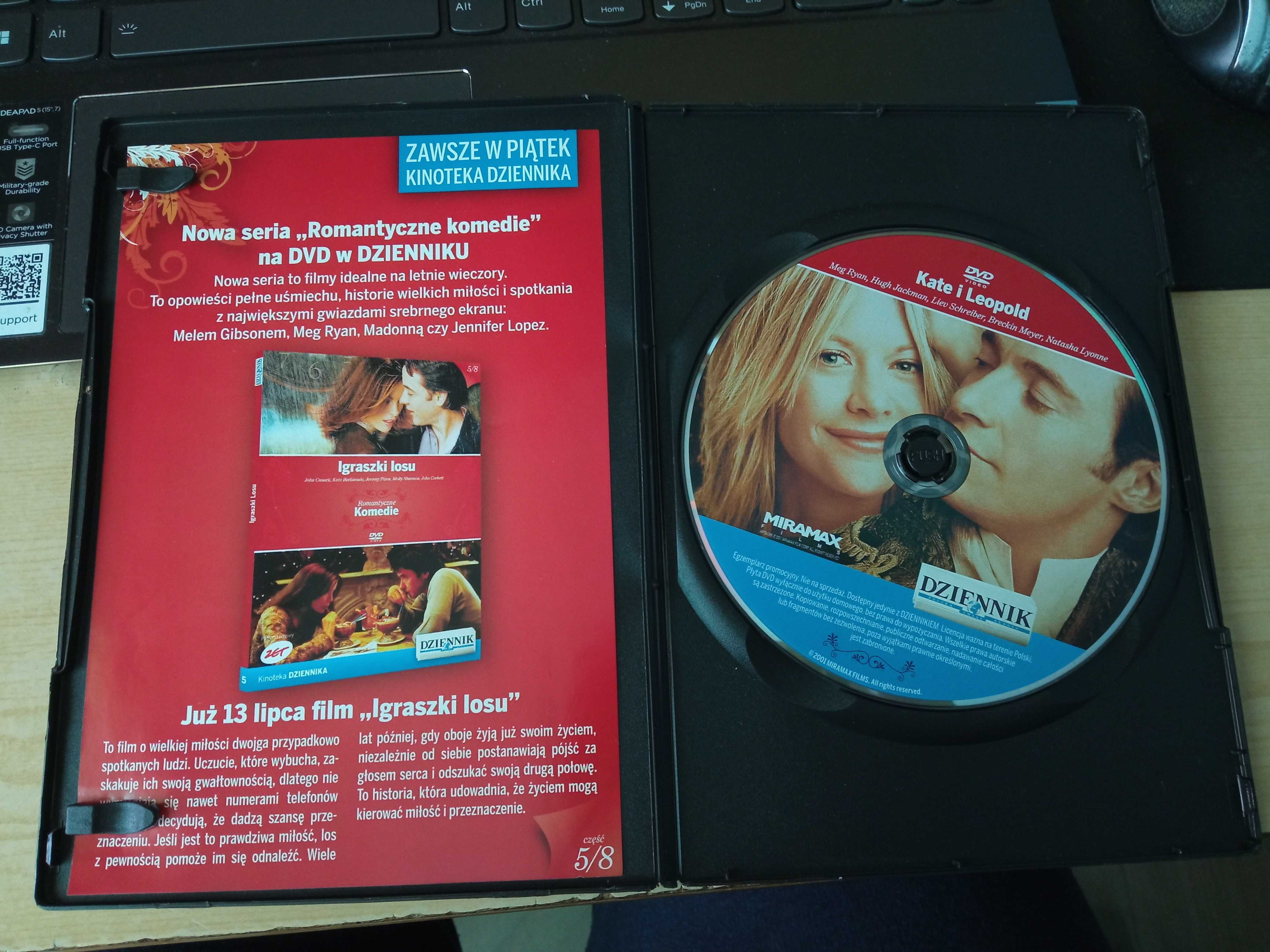 Kate i Leopold na DVD