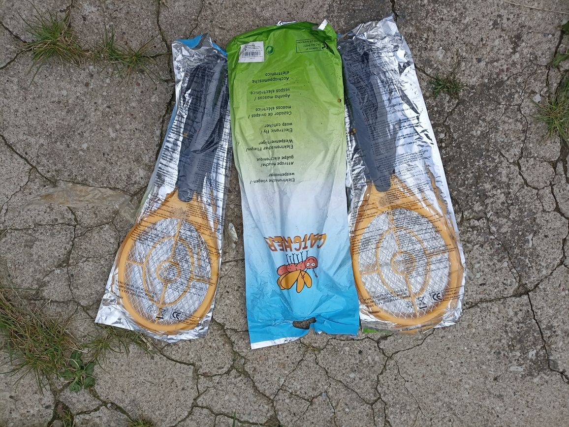 Elektryczne łapki na muchy i komary 3 sztuki