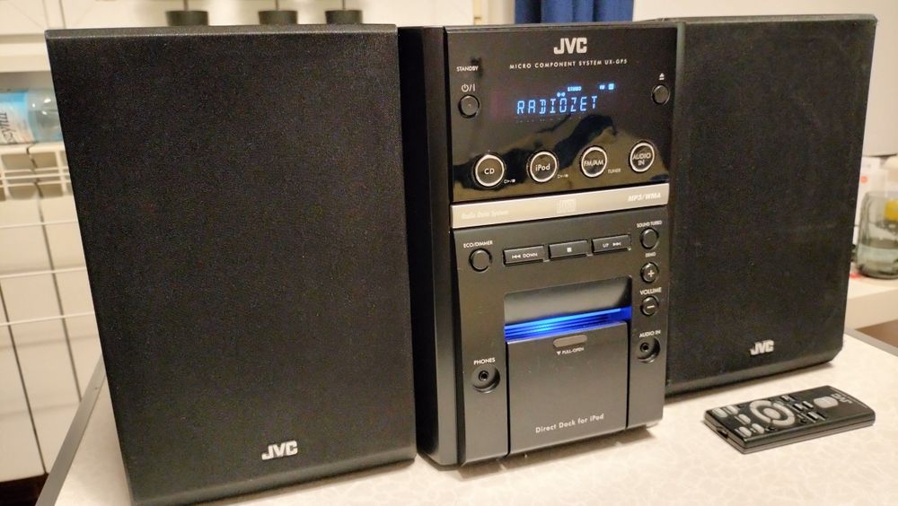 Mocna wieża stereo JVC