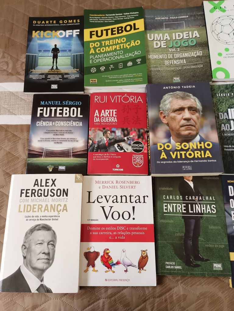 Livros sobre treinadores e tácitas de treino