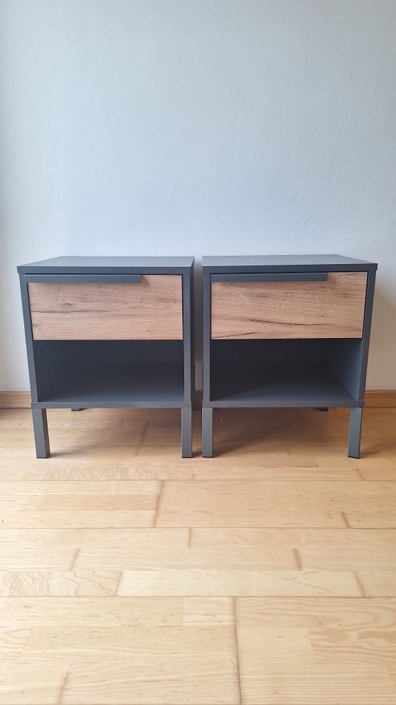 Szafki nocne w stylu loft