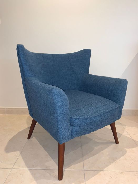 Cadeirão  de cor azul