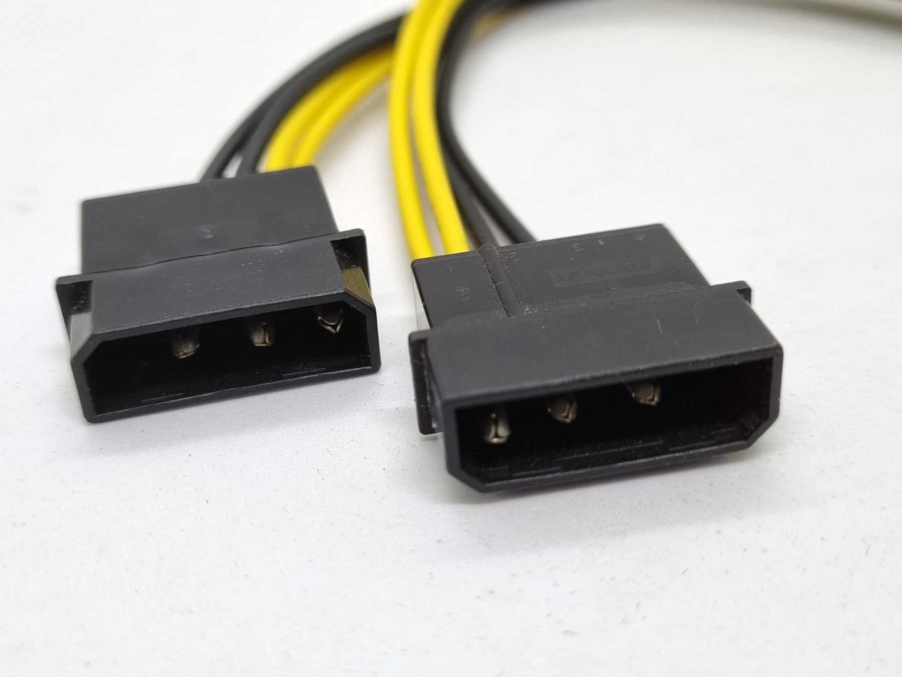 Переходник питания для питания процессора 2 x Molex -> 8 pin CPU ATX