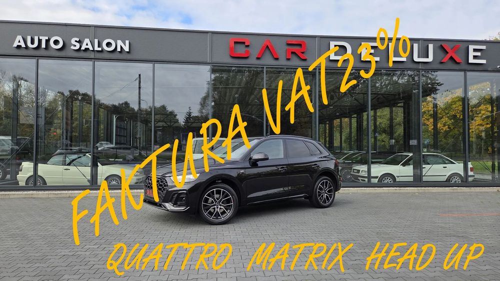 Audi Q5 FV 23% / QUATTRO / S-LINE / MATRIX BEAM / ROLETKI / Head Up / Alu 20
