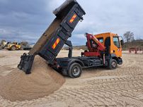 Transport HDS Wywrotka piach piasek ziemia humus suchy beton gruz