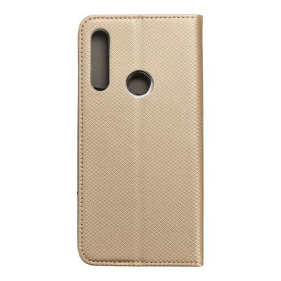 Etui Z Klapką Smart Magnet Huawei P20 Lite Złote + Szkło 9H