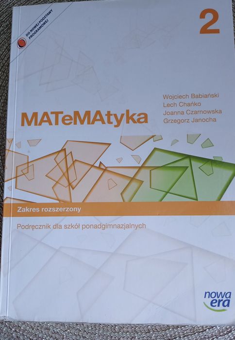 Matematyka 2 zakres rozszerzony