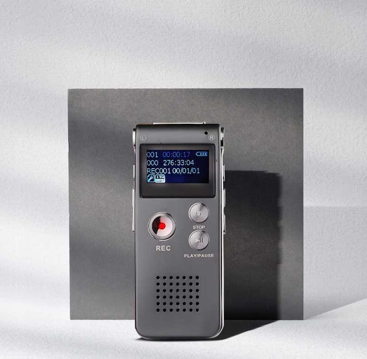 Nowy Mini DYKTAFON Szpiegowski Podsłuch Słuchawki Gratis (PROMOCJA)