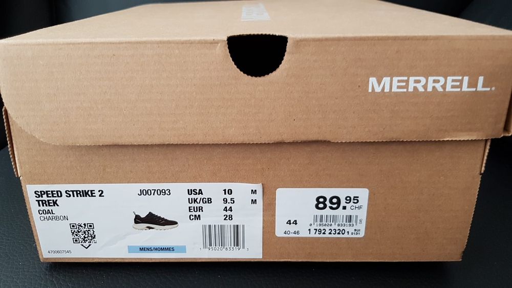 Кроссовки MERREL SPEED STRIKE 2 Trek 44р,оригинал.