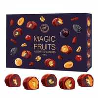 Подарунковий набір цукерок Сувенірний набір Magic Fruits 500г Україна