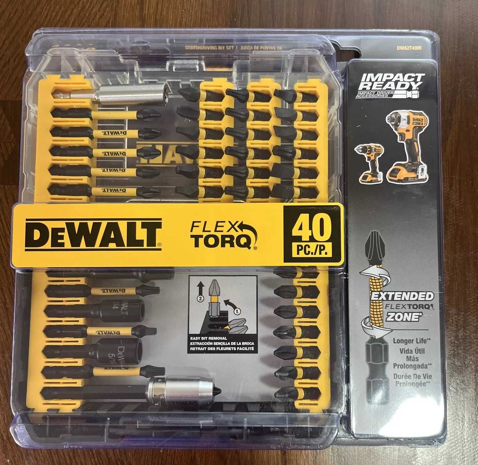 Набор ударных бит Dewalt DWA2T40IR Impact Ready новый