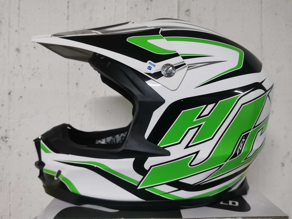 Capacete cross / Enduro HJC FG-X Hammer Verde ( S ) ( NOVO )