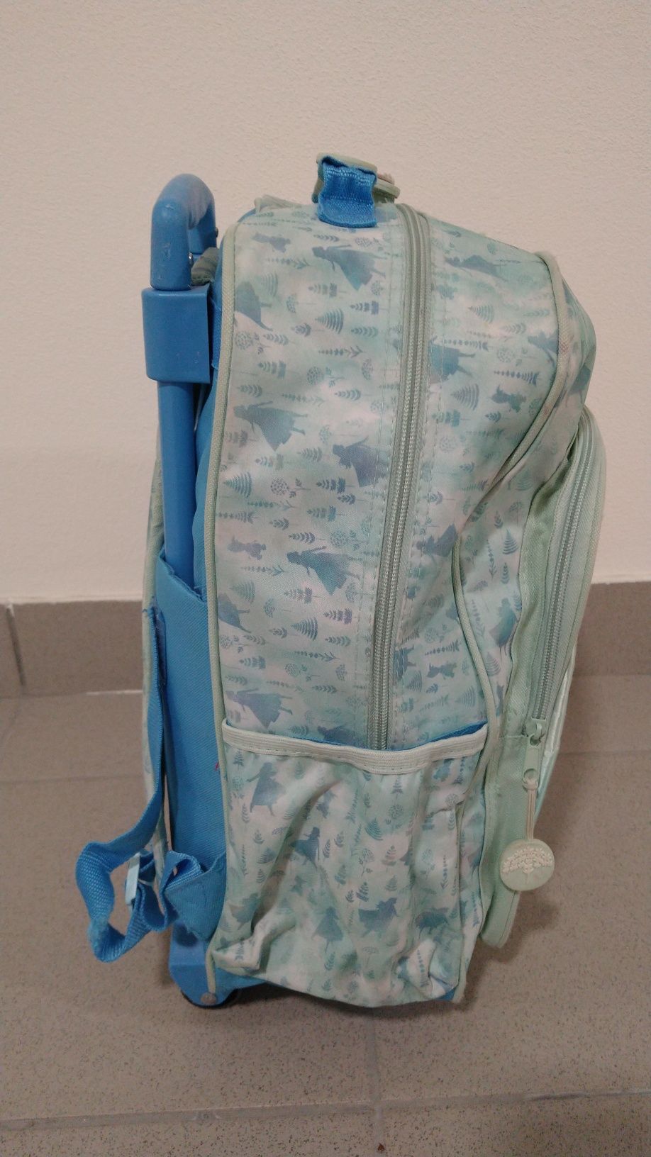 Mochila infantil com rodinhas Frozen