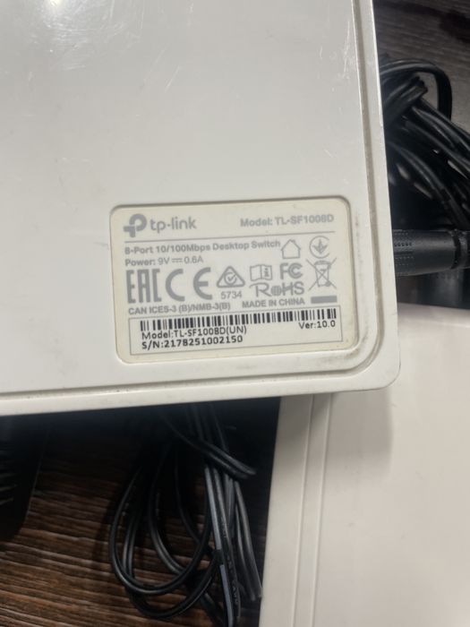 Комутатор Tp-link , Tenda 8port